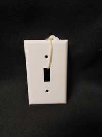 White Small Light Switch Cover