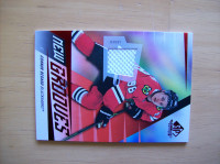 CARTE HOCKEY CARD, CONNOR BEDARD SP GAME USED JERSEY, MINT COND.