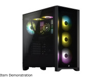 Corsair iCUE 4000X RGB - Black Steel Computer Case [Brand New]
