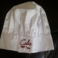Colio Wines Girls Night Out logo'ed Chef hat