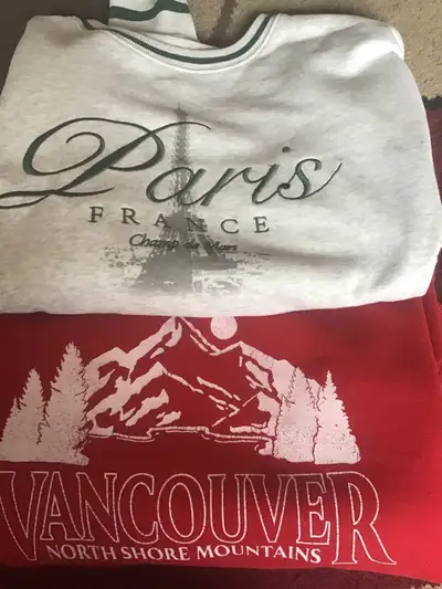 Hollister sweaters.size medium and large