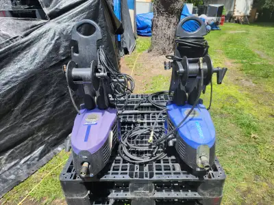 For sale Two Simoniz 1800 PSI And 1750 PSI Electric Pressure Washer For Parts Or Make One From The T...