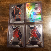 Zion williamson rookie cards lot 