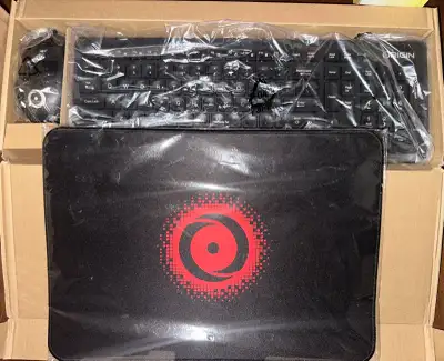 Origin PC Basic Keyboard, Basic  Mouse and Mousepad - Brand New, View more