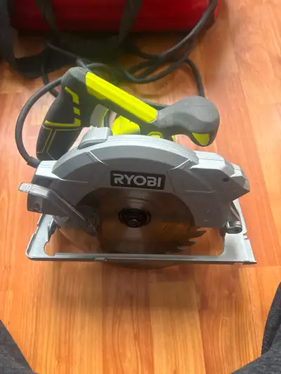 Ryobi circular saw Corded (skill saw). Built in laser, View more