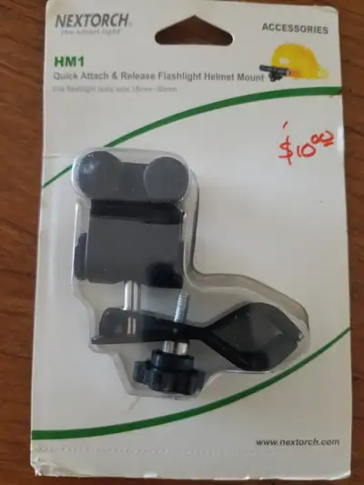 Nextorch Flashlight  Helmet Mount - NEW, View more