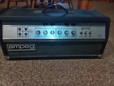 70s ampeg b25b 55 watt tube head, View more