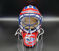 PATRICK ROY UNSIGNED GOALIE MASK MONTREAL CLASSIC + THROAT GUARD