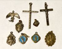 Antique religious medals