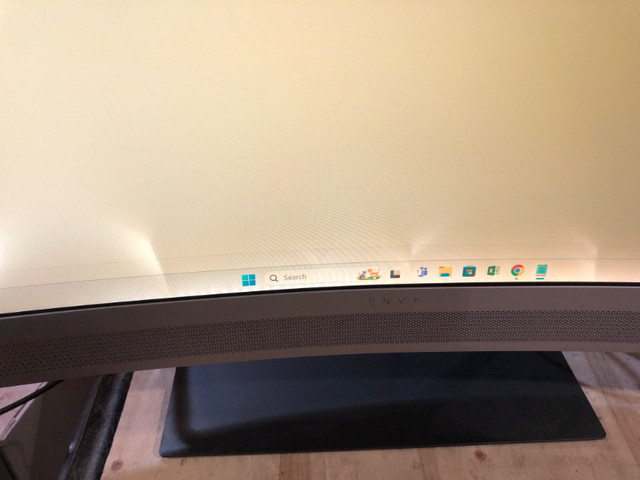 HP ENVY 34"  Curved USB-C Conferencing Monitor (repairs) in Monitors in Bedford - Image 3