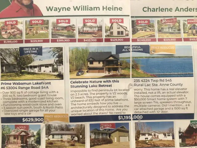 Seba Beach Wabamun Lake 3 adjoining lots, Solitude... in Land for Sale in St. Albert - Image 9