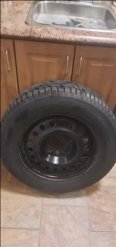 Only one winter on them , very new. Comes with rim Flexible on the price if serious inquiries. Reaso...