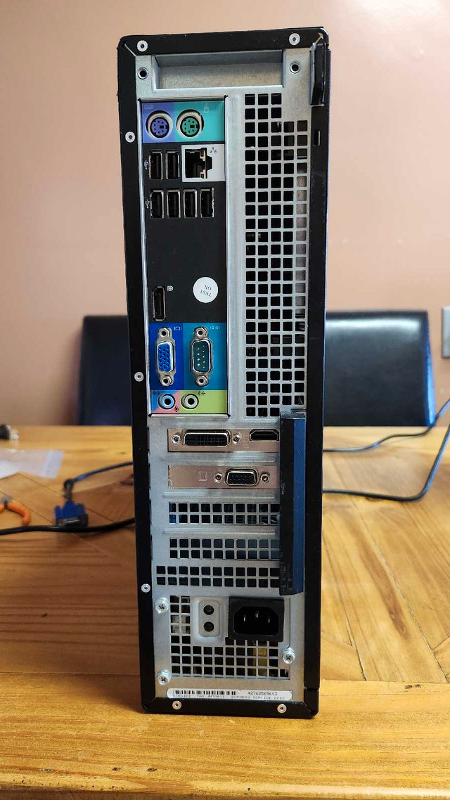 Dell Optiplex 990 Slim With Monitor, mouse and keyboard  in Desktop Computers in Winnipeg - Image 2