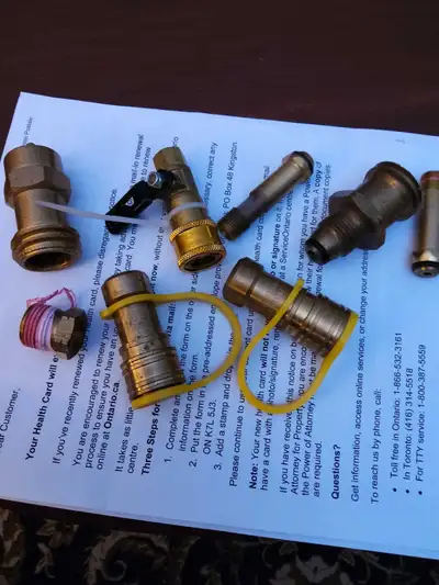 Propane gas fittings, View more