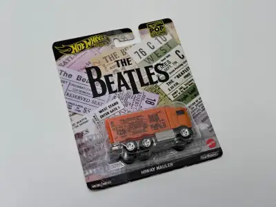Hot Wheels Premium Pop Culture series Hiway Hauler featuring The Beatles design. Metal/metal constru...