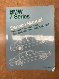 SERVICE MANUAL BMW 7 SERIES