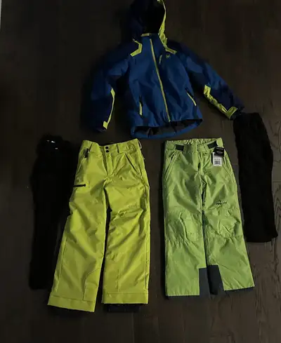 spyder challenger jacket (boys 12) and pants + bonus, View more
