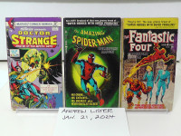 Marvel Paperback Comics, Spider-Man, Dr. Strange, Fantastic Four