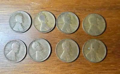Coin American Wheat Pennies, View more