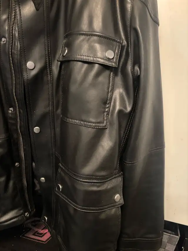 NEW Zara Faux Leather M65 Jacket XL in Men's in City of Toronto - Image 5