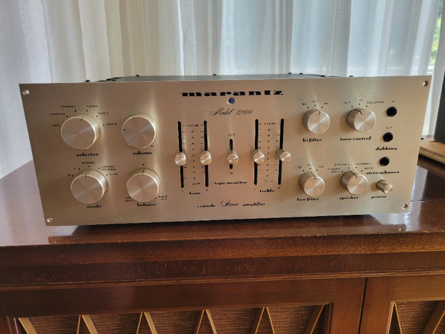 Marantz 1200 amplifier-100 watts/ channel-serviced-make an offer | Stereo  Systems & Home Theatre | Strathcona County | Kijiji