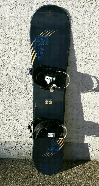 I HAVE A 120 CM DIVISION 23 SNOWBOARD **WITH BINDINGS** FOR SALE! ASKING $250!! **PLEASE NOTE: I ALS...