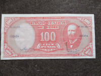 100 Cien Pesos Banco Central de Chile - billet de banque