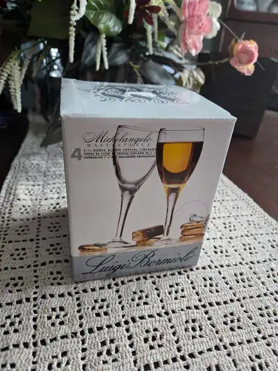 Luigi Bormioli "Michelangelo" Liqueur Glasses - NEW, View more
