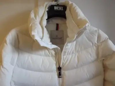 MONCLER AUTHENTIC PUFFY PUFFER WHITE WINTER JACKET COAT-SIZE 3, View more