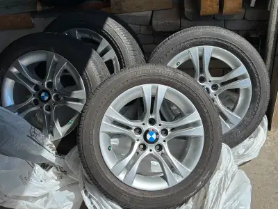Bridgestone Driveguard all season run flat tires on BMW E90 16 inch rims with 5x120mm bolt pattern....