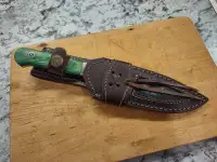 One of a kind Damascus chef knife