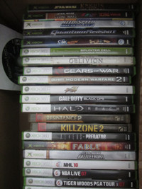 54 Xbox 360 PS2 PS3 games for $90