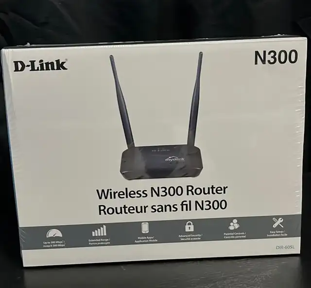 D-Link Wireless N300 Router Brand New In Box Factory Sealed in Networking in City of Toronto - Image 2