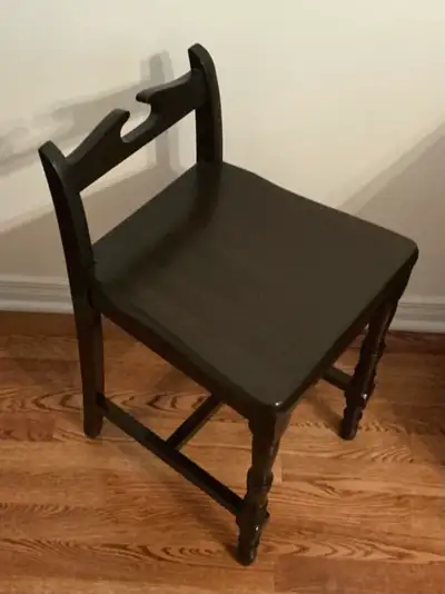 Small vintage wooden chair, View more