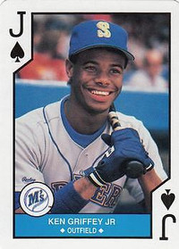 BASEBALL ... PLAYING CARDS … 56 card set with KEN GRIFFEY (1990)