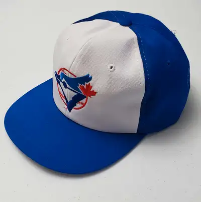 Here we have a vintage Ted fletcher sports Toronto blue jays snap back. Please see pictures for exac...