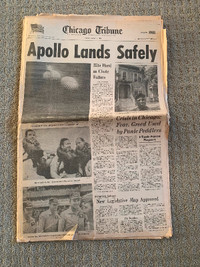 Apollo 15 Moon Landing – The Chicago Tribune – August 8, 1971