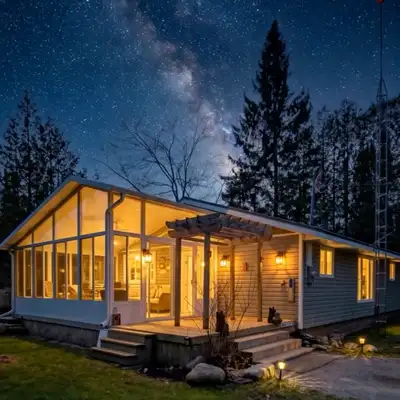 Welcome to Kawartha Lakes! This extensively improved home or cottage sits on 100 feet of pristine Bu...
