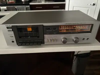 Selling excellent used condition Japan made Teac V-30 stereo cassette deck works great will demo to...