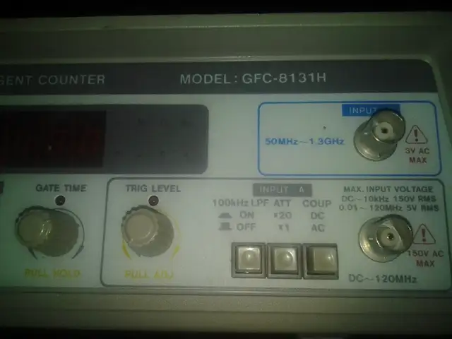GW Instek Intelligent Counter GFC-8131H frequency counter 900+pc in Other in City of Montréal - Image 3