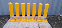 Bollards with fasteners. 1-$50 or all 7-$280 