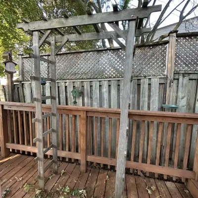 Pergola garden arbor and 20 led string lights for sale, View more