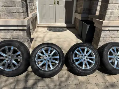 These 4 used tires have only been used for 2 years, they have lots of tread left. They came off a 20...