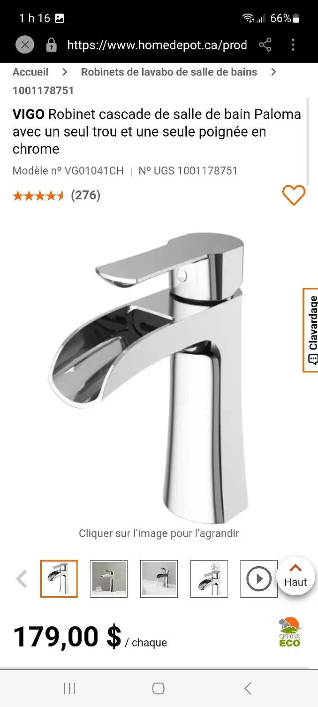 ens. neuf robinet pour salle de bain in Bathwares in Gatineau - Image 9