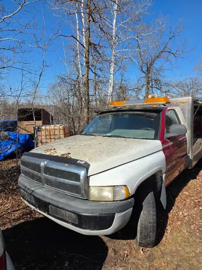 1995 DODGE RAM CUMMINS 12V TURBO Diesel Starts great and runs smooth. 2 wheel drive auto trans with...