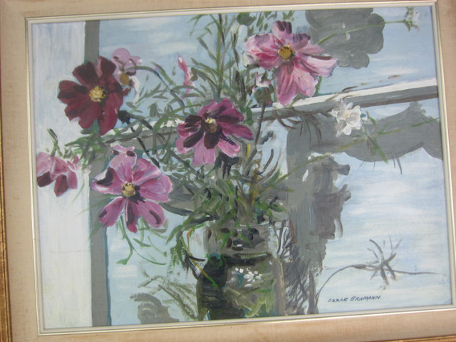 Vintage Oskar Gramann Oil Painting in Arts & Collectibles in Hamilton - Image 2