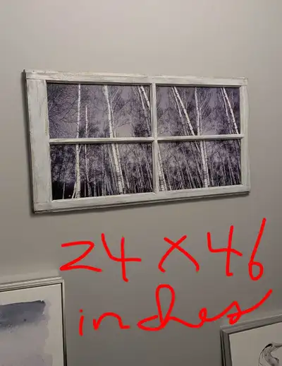 rustic antique window frame picture, View more