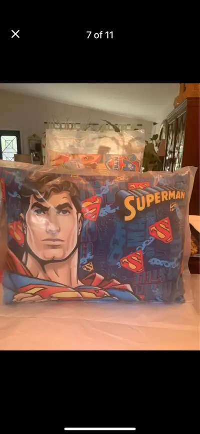 NEW KID’S HYPO-ALLERGENIC SUPERMAN PILLOW ! GIFT ! , View more