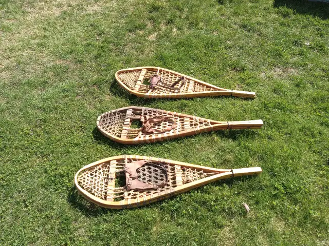 2 paires de Raquettes a neige Vintage pour homme et pour femme in Fishing, Camping & Outdoors in Sherbrooke - Image 2