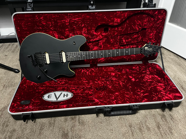 Like New EVH Wolfgang Special Stealth Case Queen  - Will Ship in Guitars in Saskatoon